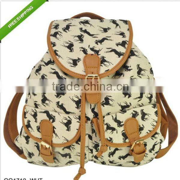 New Fashion Students Women School Rucksack Shoulder Bag Backpack