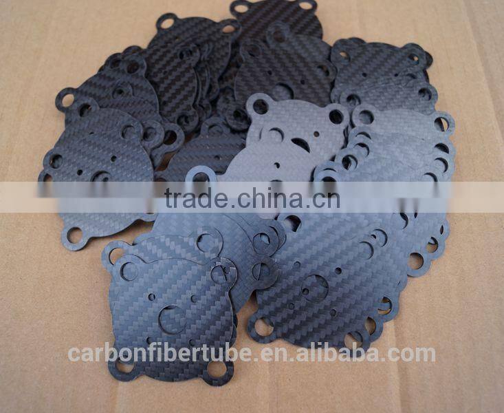CNC custom-made carbon fiber plate matt finish