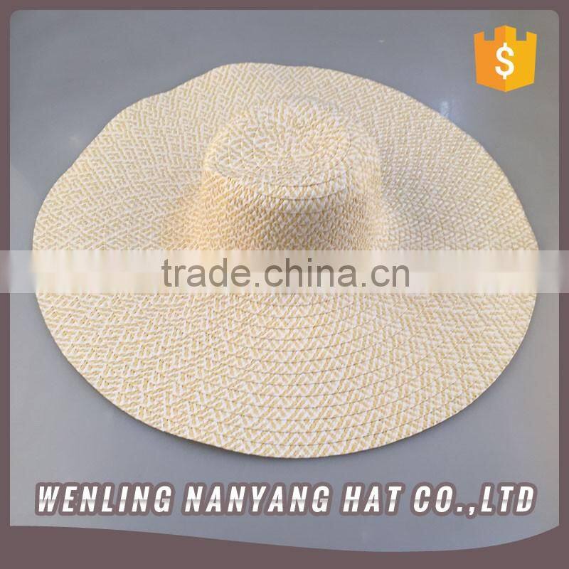 Women Top Hat Visor Straw Hats New Fashion Paper Braid Sombrero Large Brim Summer Hat