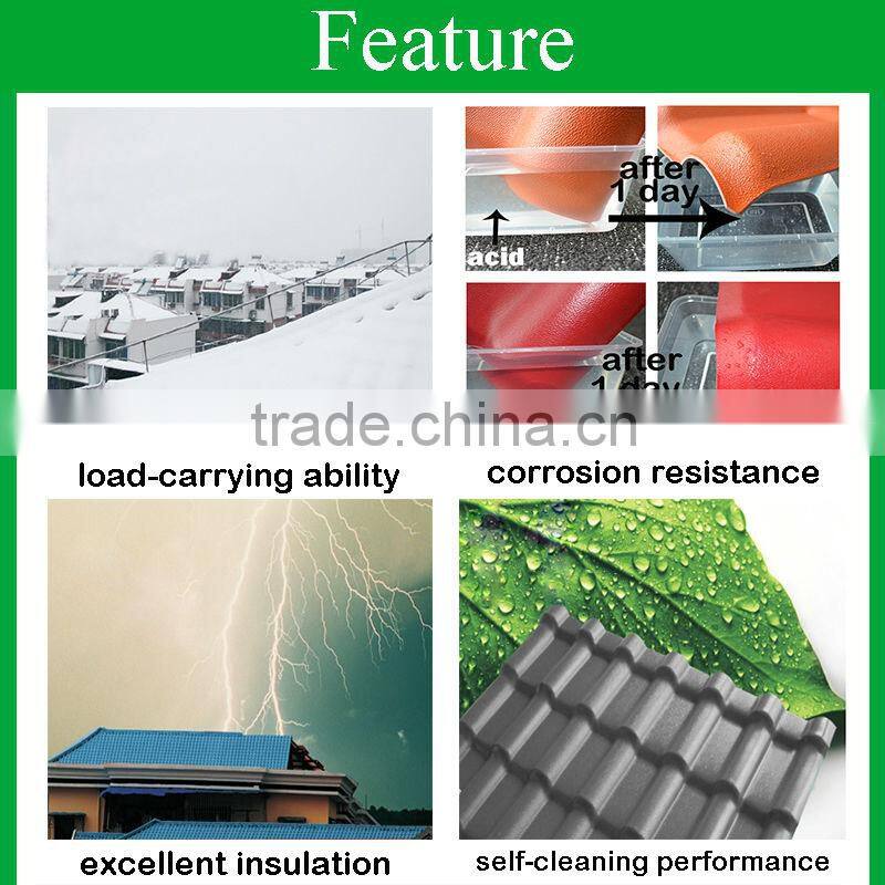 color stable man-made extruded good quality japanese flat roof tiles for house