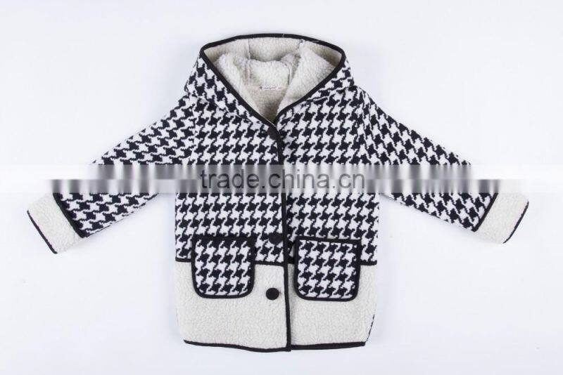 Beautiful New Design Baby Girl Winter Coat Western Style Fashion Girl Winter Coat