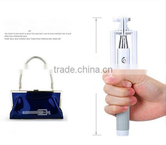 The monopod selfie stick with aux cable and camera