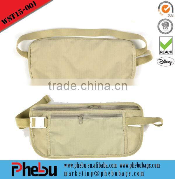 Teenager outdoor sports waist bag belt with bottle holder