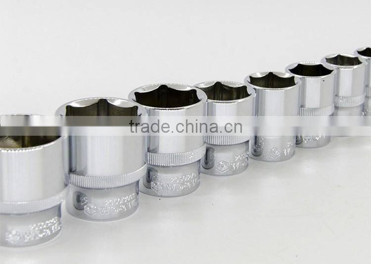 19 pieces 12.5mm series Metric socket tools