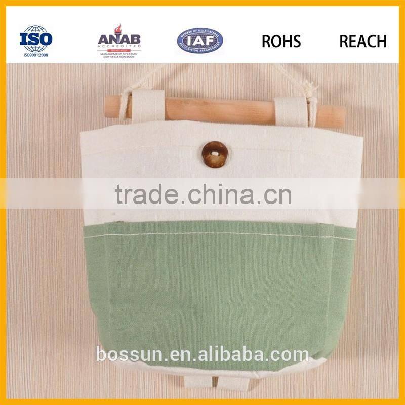 New design hang the bag wardrobe cloth pouch wall headboard wall nostalgia cotton storage bag