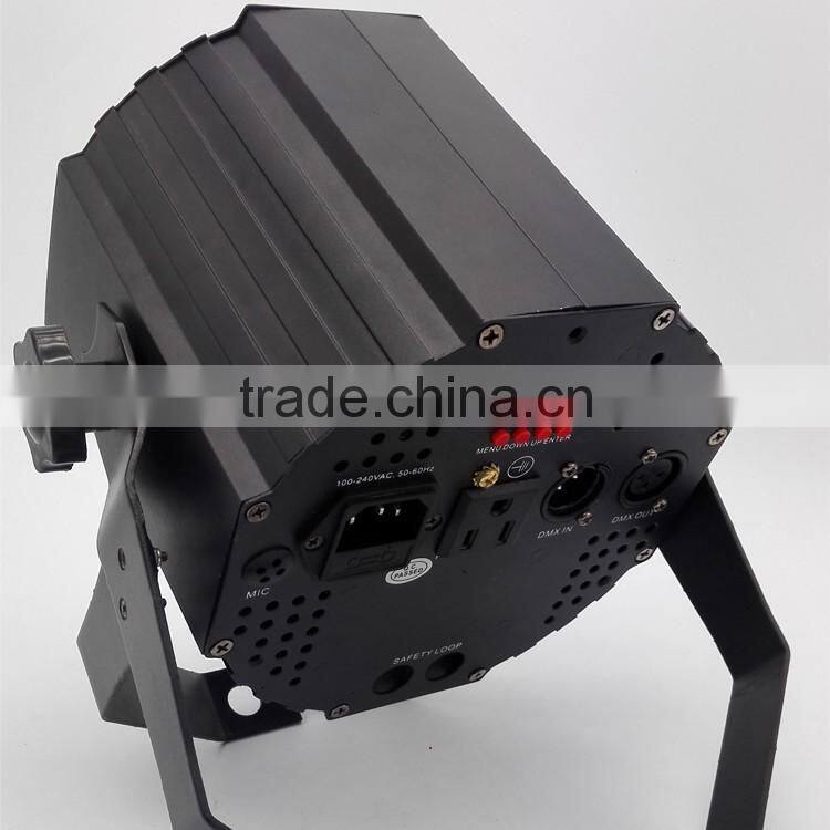 Three Years Warranty IR Remote DMX Wash Par64 4in1 RGBW 80w LED COB Par