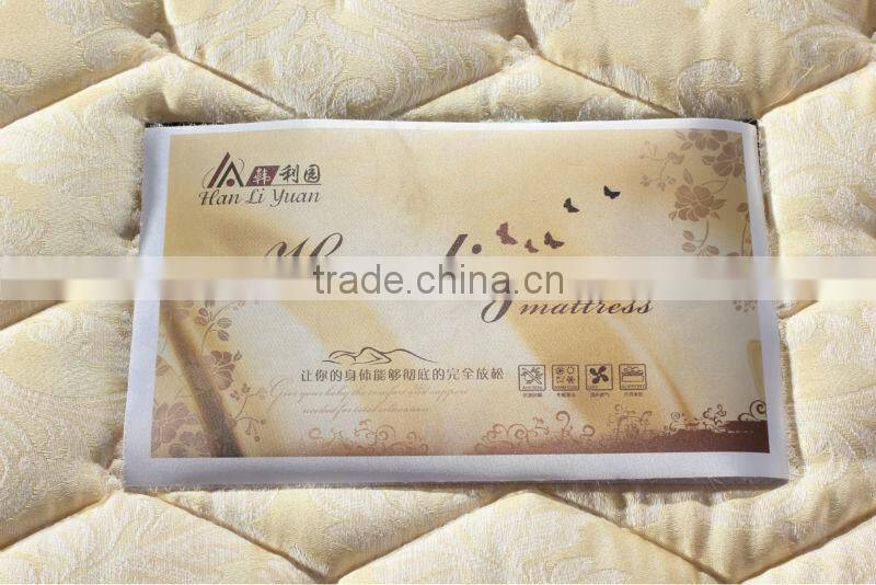 Wholesaler palm and coconut hotel mattress bed furniture