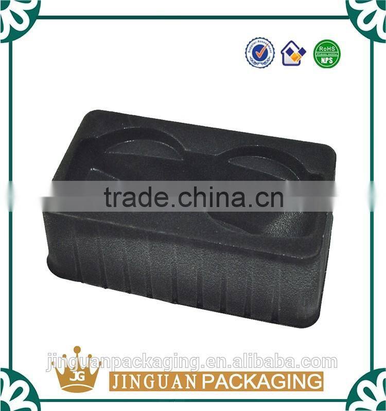 custom black PET Disposable plastic blister electronics packaging