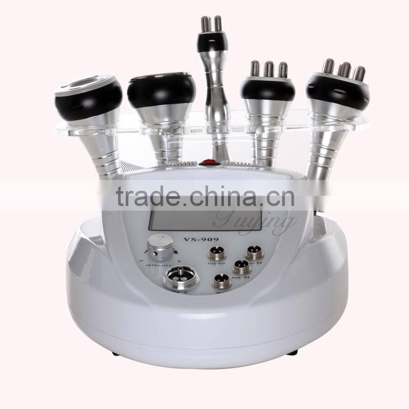 CE approved 5 in 1cavitation vacuum rf Strong energy shock wave cavitation rf slimming machine for sale
