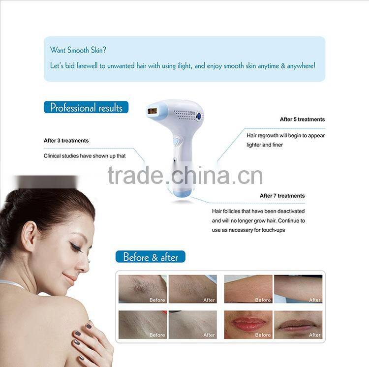 DEESS skin friendly IPL hair removal machine with 300000 shots