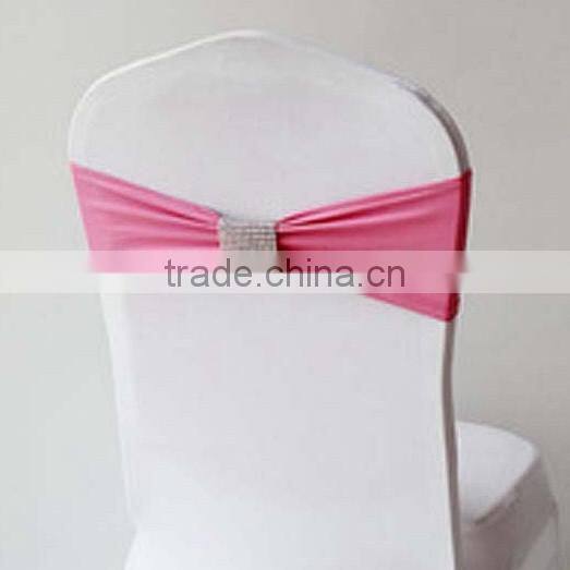 2016 factory sale hot pink chair sash with big buckle