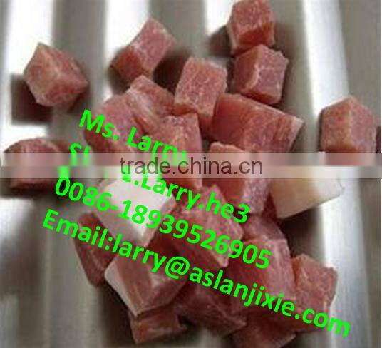 automatic meat cube dicing machine/frozen meat dicer/frozen meat dicing machine