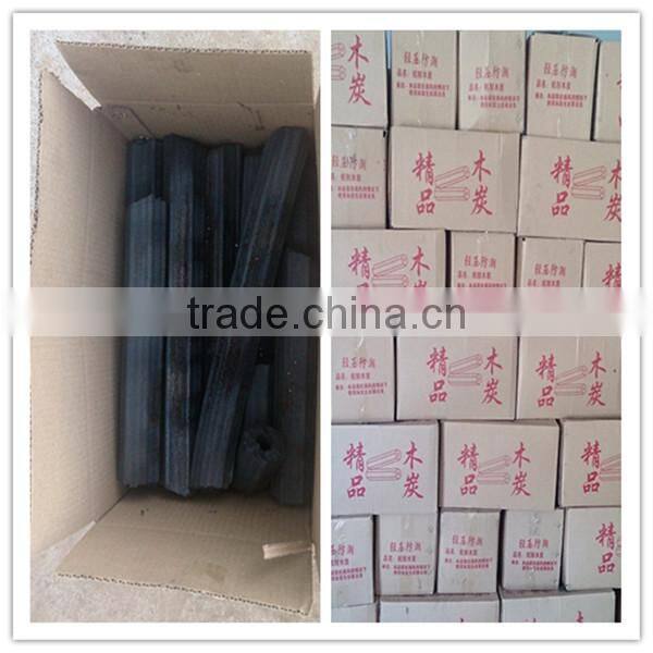 manufacture supply green and environmental protection BBQ charcoal/high temperature machine made charcoal for sale