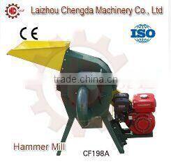 Hot sale diesel gasoline powered small wood crusher, wood hammer mill machine for home use