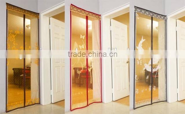 Magnetic screen doors/ magnetic curtain door/magnetic door screen curtains