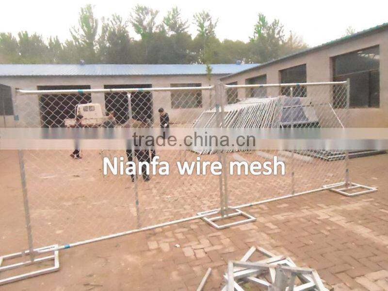 temporary construction chain link fence for USA(Guangzhou Factory)