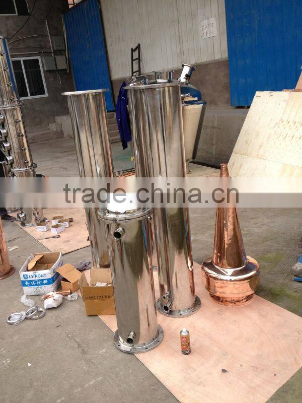 Copper Distillation Equipment With 8'' Reflux Column