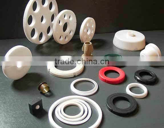 excellent chemical stability and elecric insulation plastic PTFE parts(connector/gasket/washer/seal ring/machined part etc)