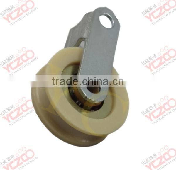 Nylon sliding door window roller with wheel bearings