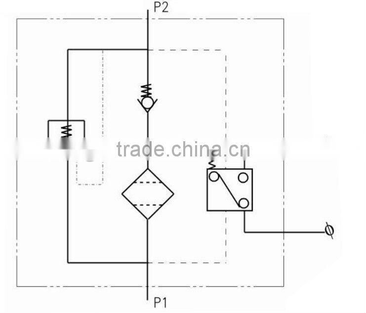 The hydraulic filter element replacing Fleetguard HF-35156