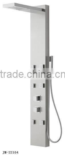 Best Selling 304 Brushed Stainless Steel Shower Panel with Jets