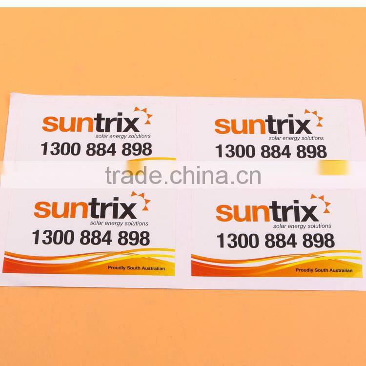 china removable vinyl sticker paper