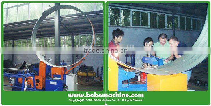 HVAC duct spiral forming machine