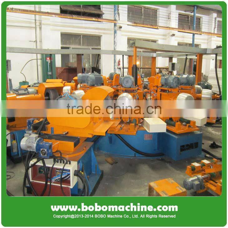 Multifunctional rotary table stainless cookware polisher machine