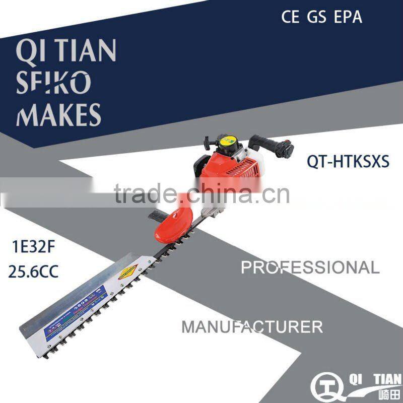 GAS AIR -COOLED TWO-STROKE 0.8KW/7500RPM 25.6CC LONG REACH HEDGE TRIMMER