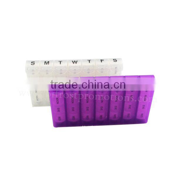 Bonce Opening Wholesale Plastic 7 Day Pill Box