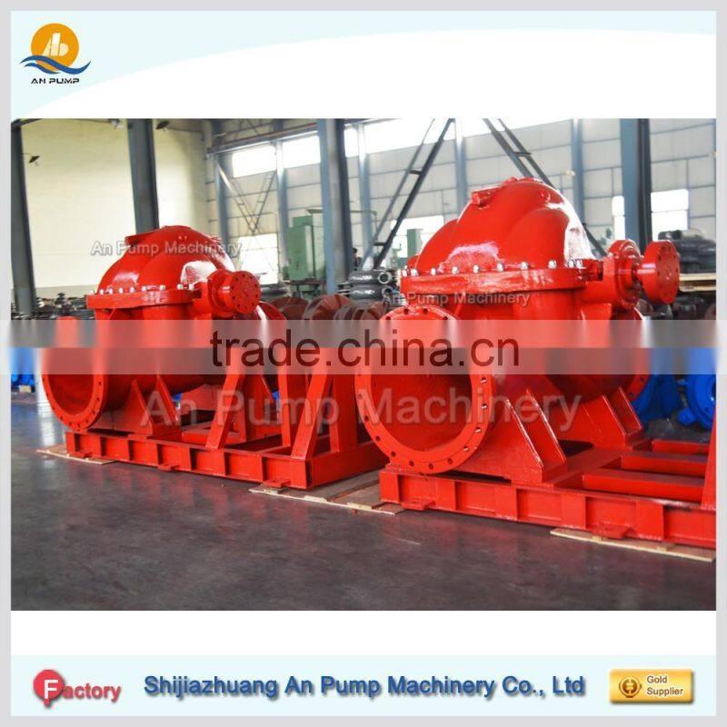 horizontal high head large flow split case centrifugal water pump