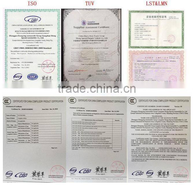 Original Container Semi Truck trailer adjustable supporting Legs