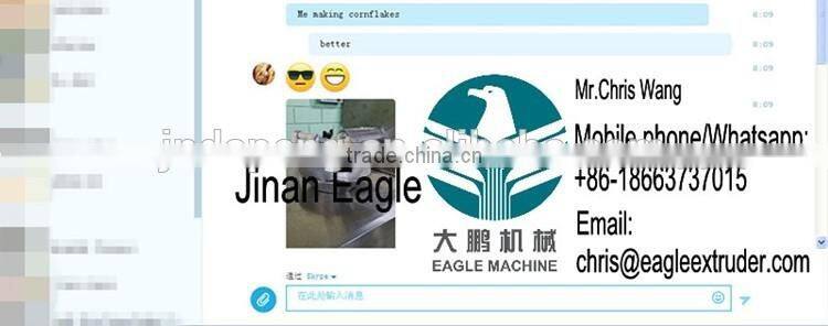 High Quality Extruded Breakfast Cereals Corn Flakes Machine