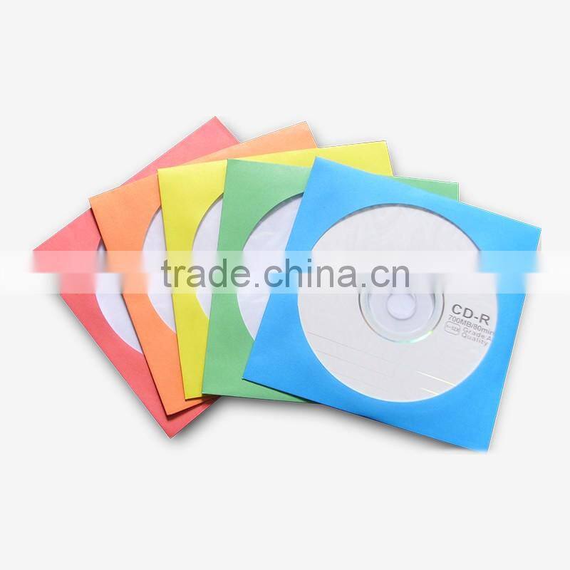 Colorful paper cd sleeve