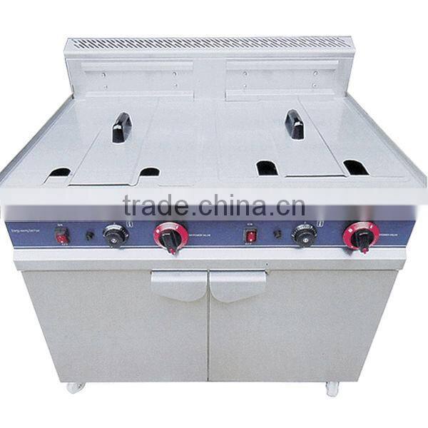 Double Tank Commercial Gas Fryer For Sale GRT - G92