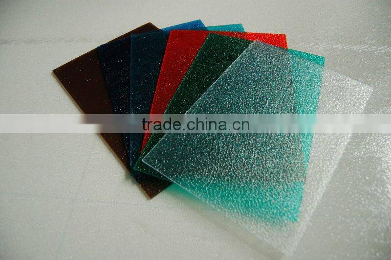 Excellent physical, mechanical performance polycarbonate embossed sheet