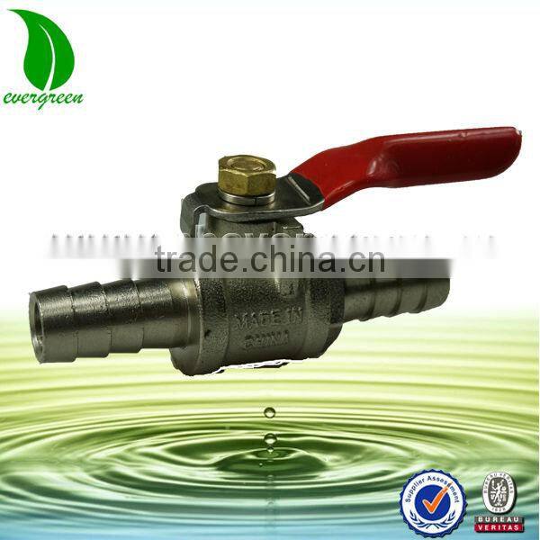 Brass Ball Valve with Hose Barb
