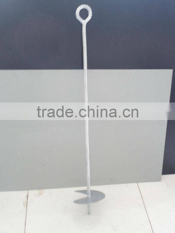 hot-dipped galvanized screw in ground anchor