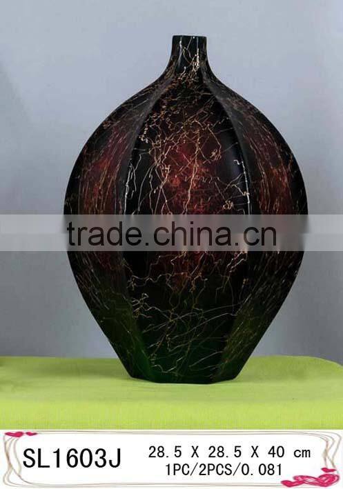 Fiberglass decorative vase ,Cheap resin vase