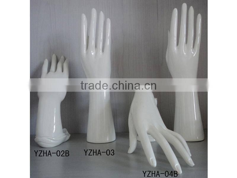 2015 hot sale fiberglass hand mannequin , jewelry display hand mannequin,glove display hand mannequin