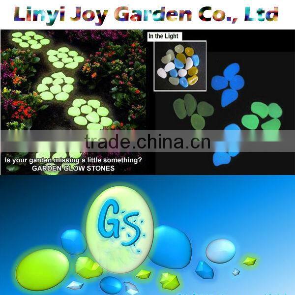 aquarium decorative color stone / glow in the dark pebble stone