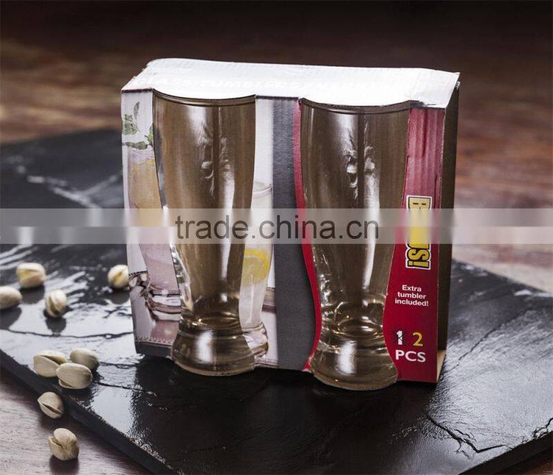 320ml clear glass cup