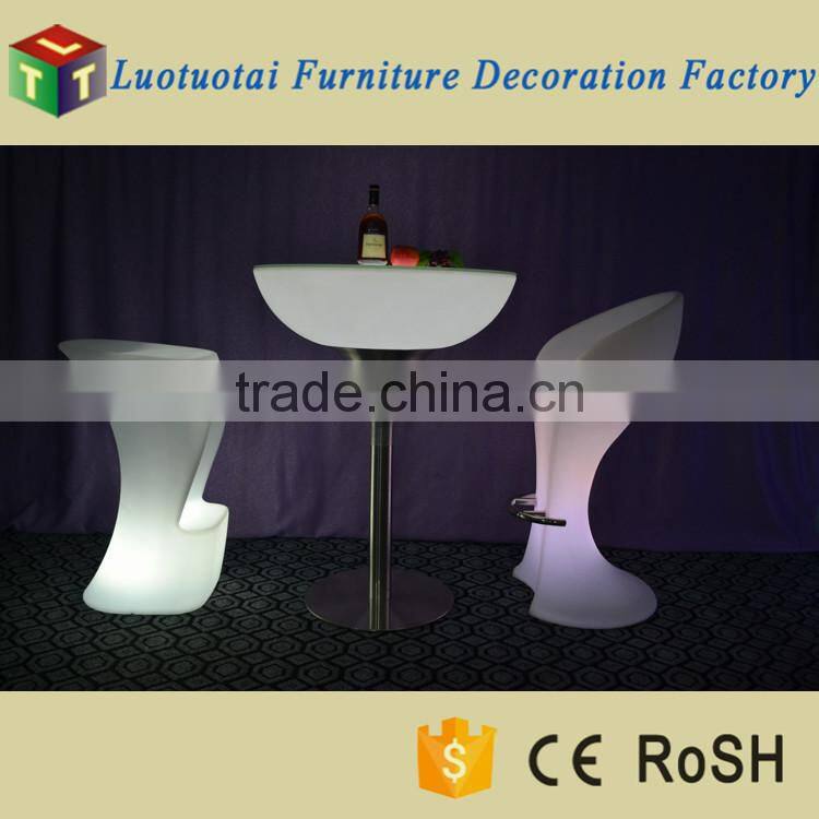 led cocktail table illuminated light up high top square led cocktail table