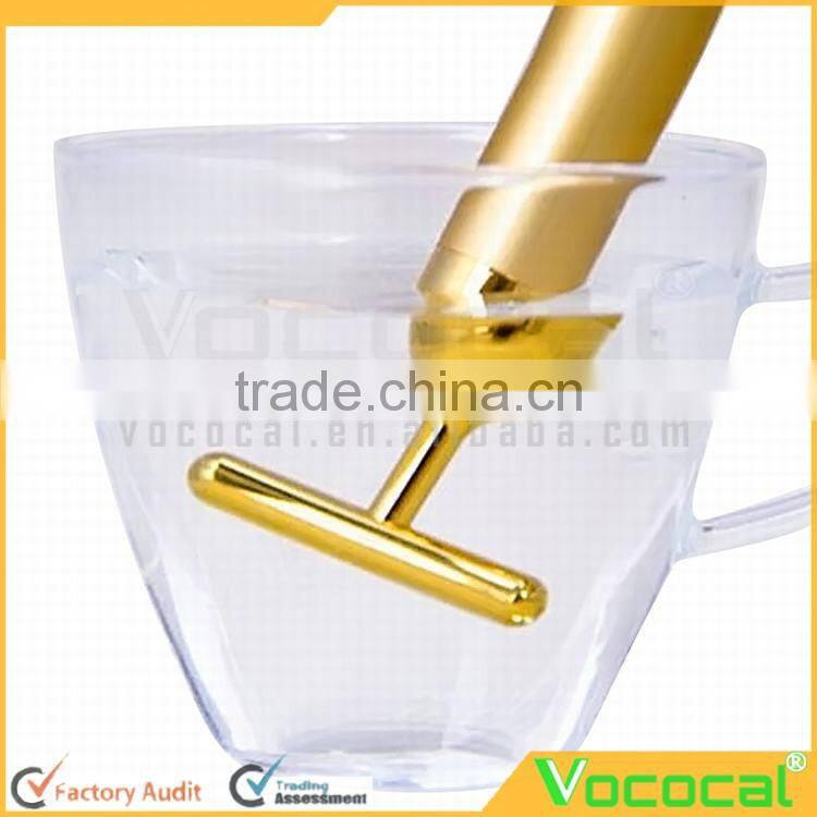 Beauty Bar 24k Golden Pulse Facial Massager T Shape Energy Beauty Bar Beauty Accessory