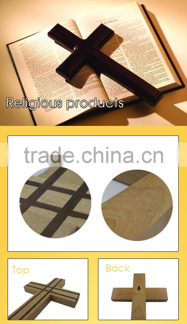 Easter Decorative Religious Engraving Wooden Crosses