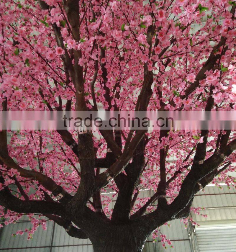 new products artificial huge peach blossom tree for decoration