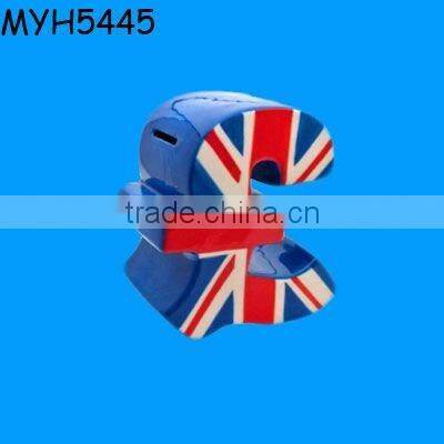 Union Jack porcelain piggy banks