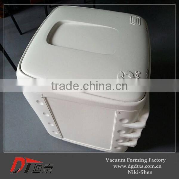 OEM plastic tool box for Motorcycle by vacuum forming