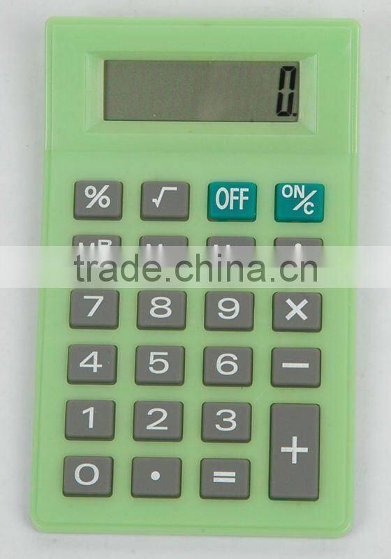 Hot sale different colors plastic desktop electronic calculator
