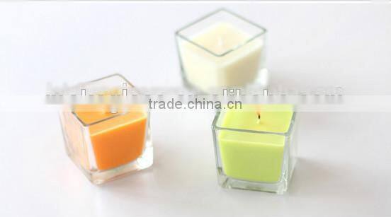 carving glass canle holder / colored candle holder